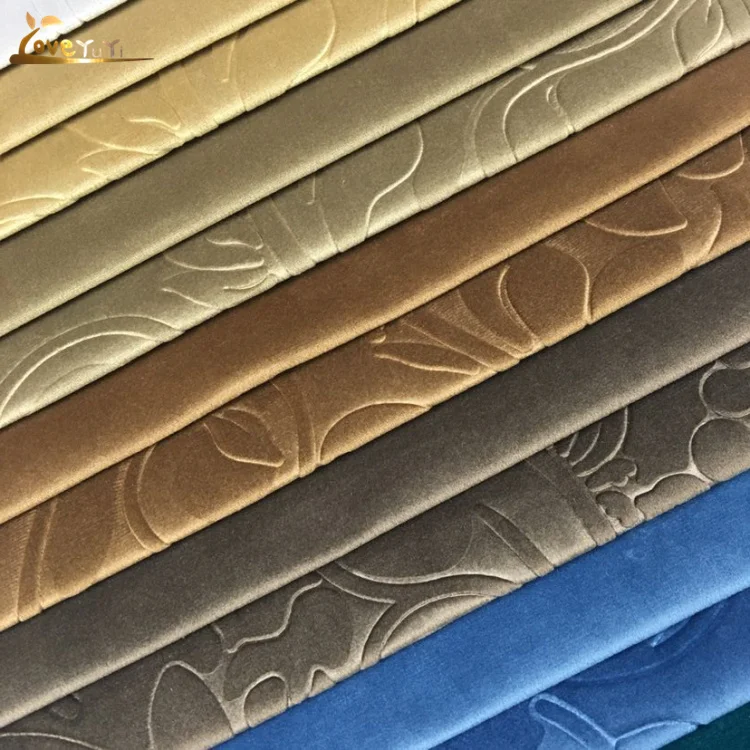 embossed velvet fabric