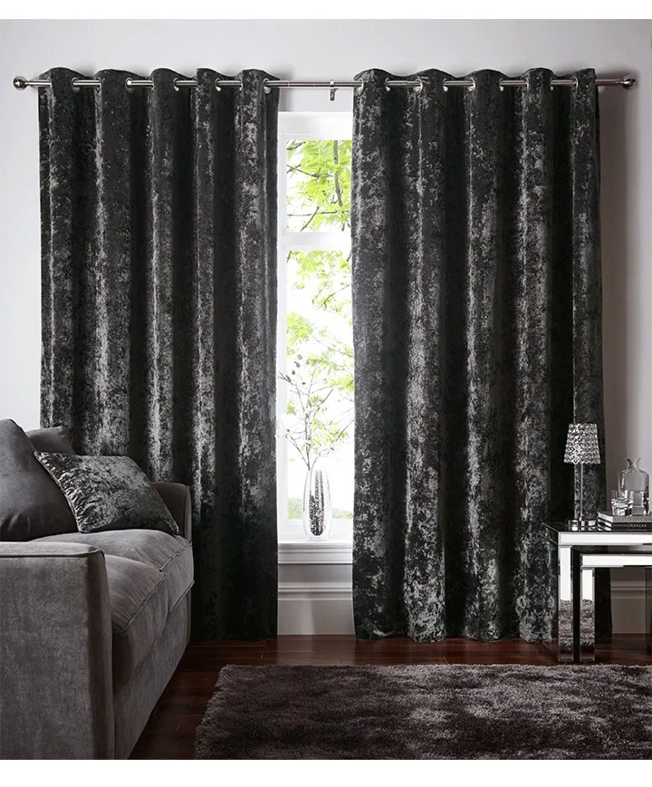 50colors In Stock,300gsm Heavy And Thick Black Korea Crushed Velvet