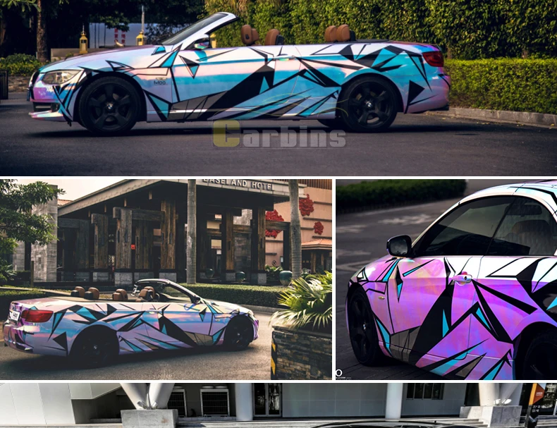 Rainbow Chrome Mirror Vinyl Car Wrap Chameleon Green To Gold Color Changing Film Not Stretchable - Buy Chrome Mirror Vinylvinyl Car Wraprainbow Chrome Product On Alibabacom