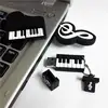 Beautiful Rectangle Music piano Plastic Cartoon Model 2.0 USB flash drive pen drive memory stick 1GB 2GB 4GB 8GB 16GB 32GB 64GB