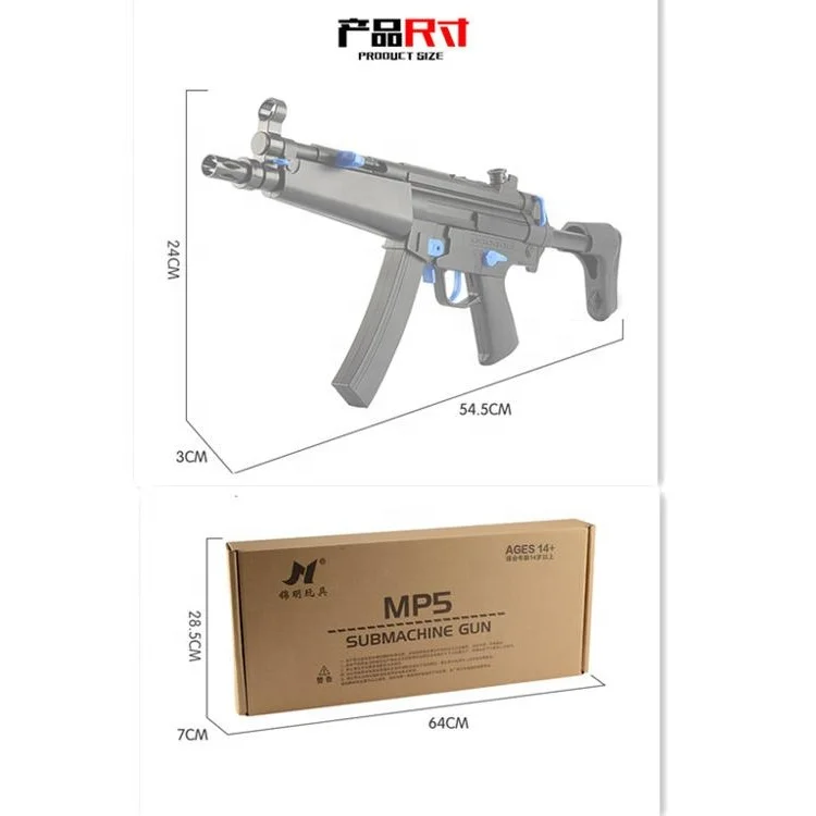 Gel Blaster Jingming MP5 Đồ Chơi Điện Nước Gel B&oacute;ng S&uacute;ng