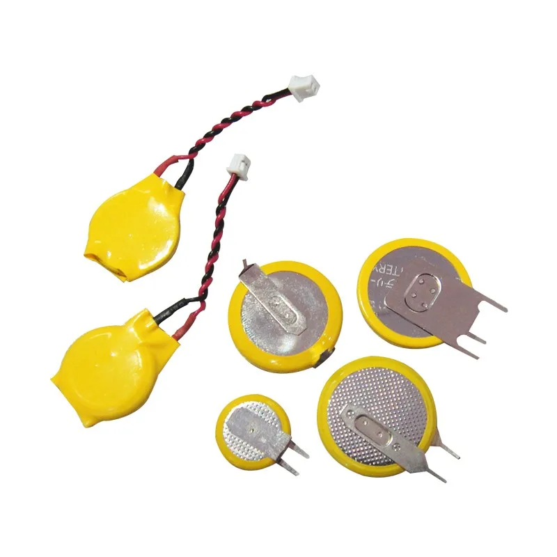 3v Lithium Cr2450 Cr2032 Battery With Solder Tabs Pins Legs For Machine