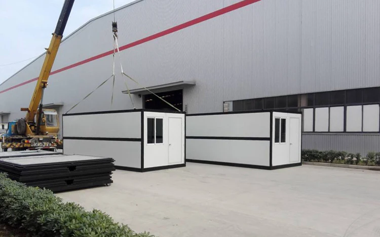 Tropical Luxury Vietnam Kiosk Container Home Kits Double Steel Easy Folding Foldable Prefab Container House For Sale