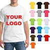 High Quality Men's Short Sleeves O Neck T Shirts 150gsm 100% Cotton Accept Printing Embroidery Your Logo