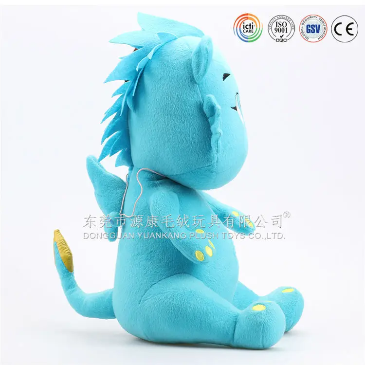 giant blue dragon stuffed animal