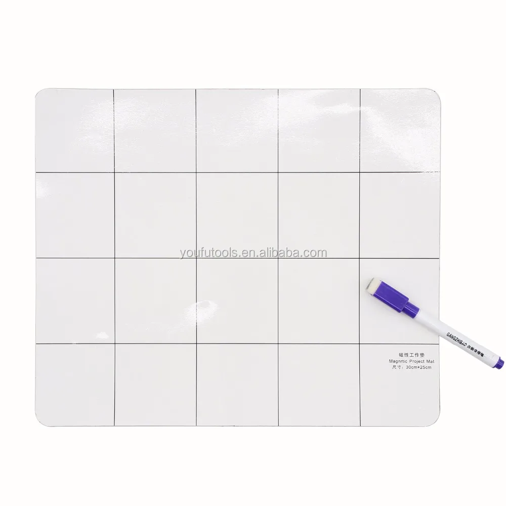 Magnetic Project Mat Disassembly tools for repairing Phone Tablet Laptop(White)