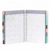 Custom printed spiral bound notebooks with colored index tab divider