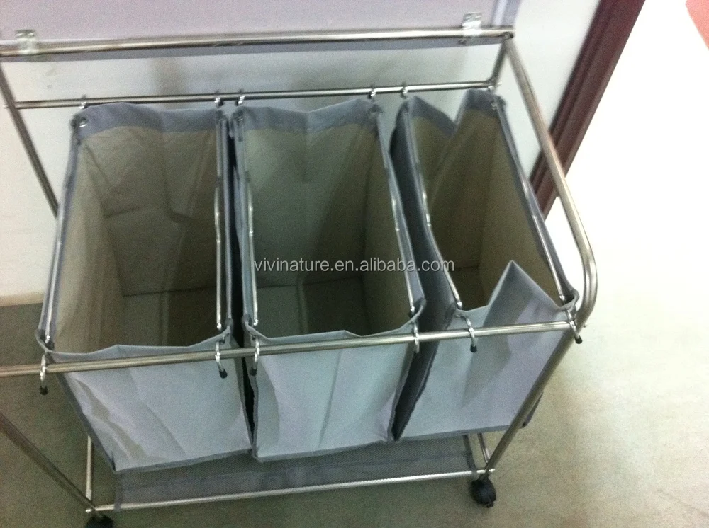 3 Liftoff Bags Laundry Sorter With Foldable Ironing Board And