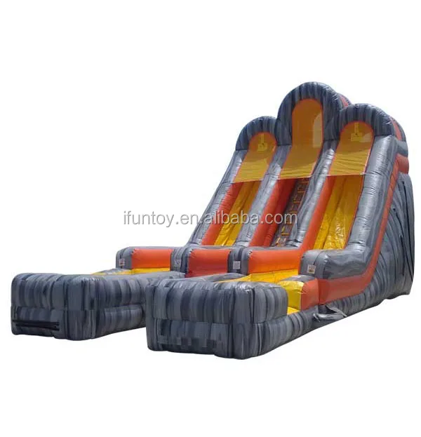 100ft Long Blue Crush Extreme Inflatable Water Slide Giant Inflatable