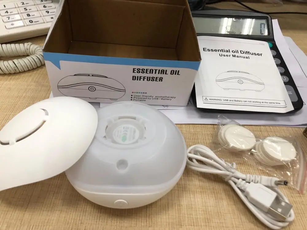 Mini Cordless Waterless Aromatherapy Battery Powered Operated Scent Air