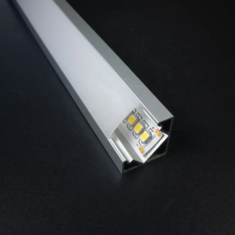 Corner mount 18*18mm V shape Aluminum Led strip profile channel for 12mm strip