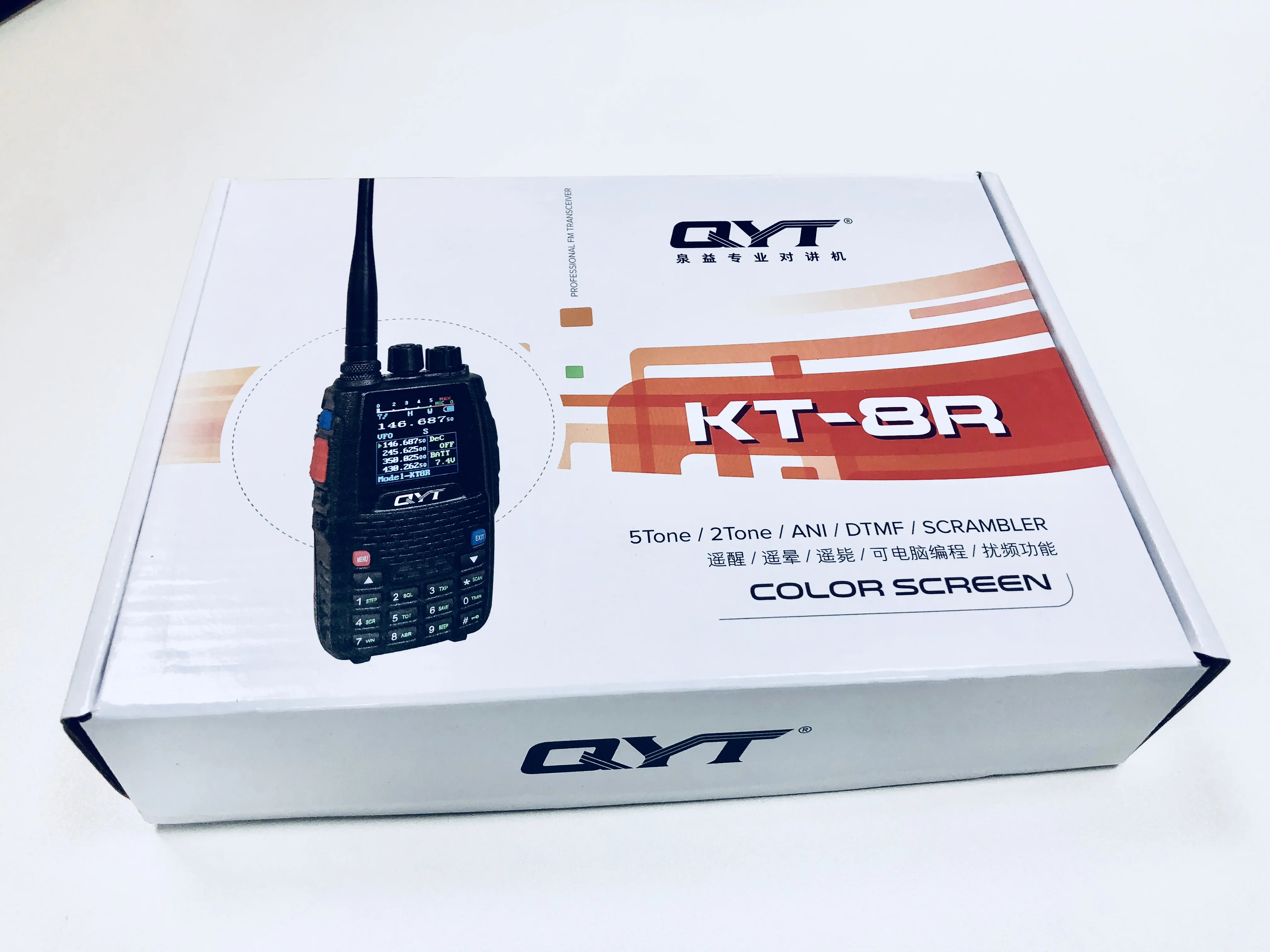 Qyt Kt-8r Mini Quad Band 200 Channels 5w Color Screen Ham Radio - Buy ...