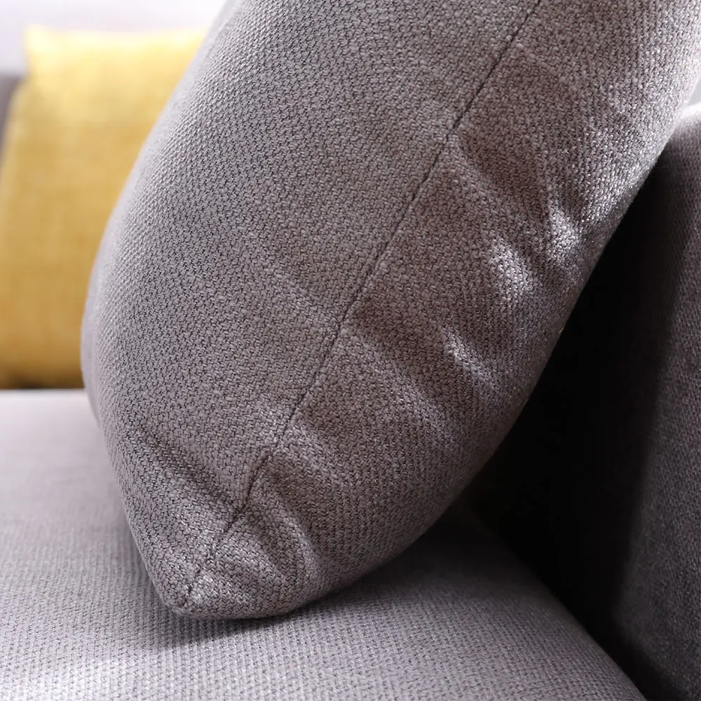 high quality stock sofa sets modern fabric corner sofa 9868
