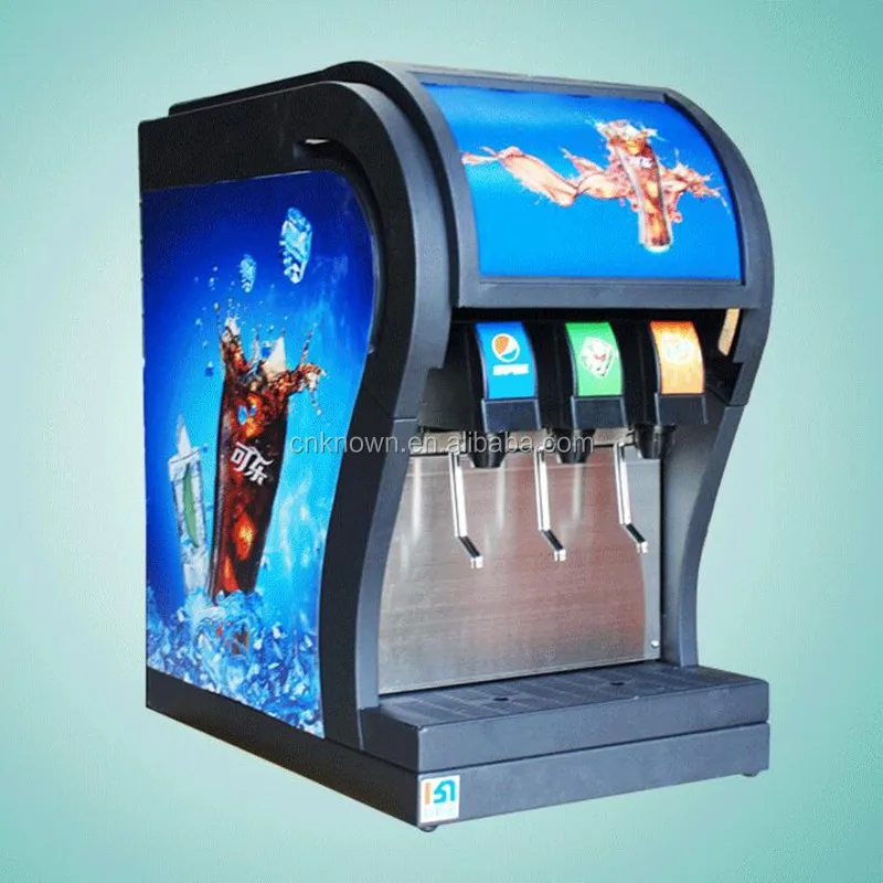 Fast Food Restaurant Three Flavors Coke Fountain Dispenser Soda Water