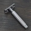 Dishi low MOQ metal silver double edges safety shaving razor