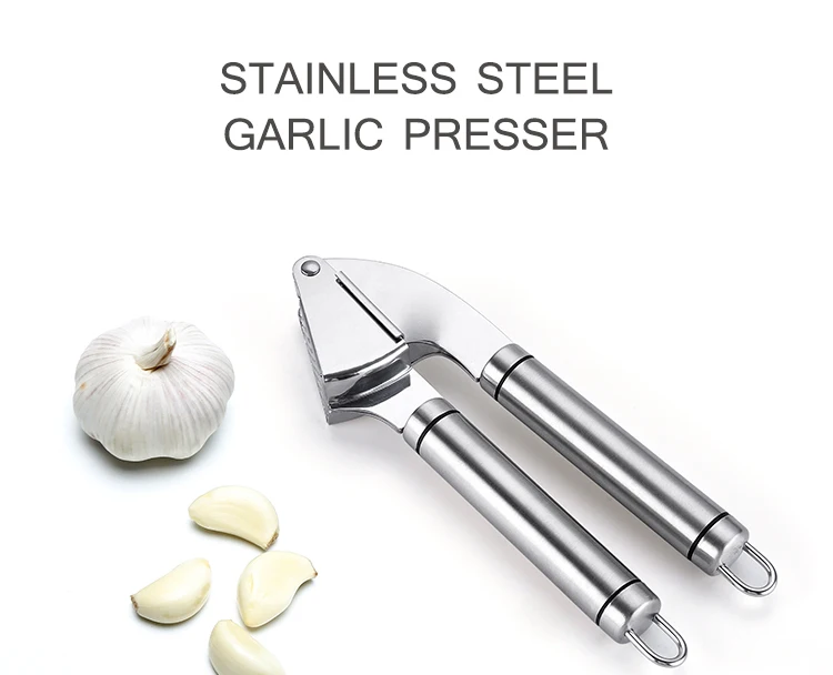Kitchen Helper Professional Rust Proof Manual Stainless Steel Garlic Press