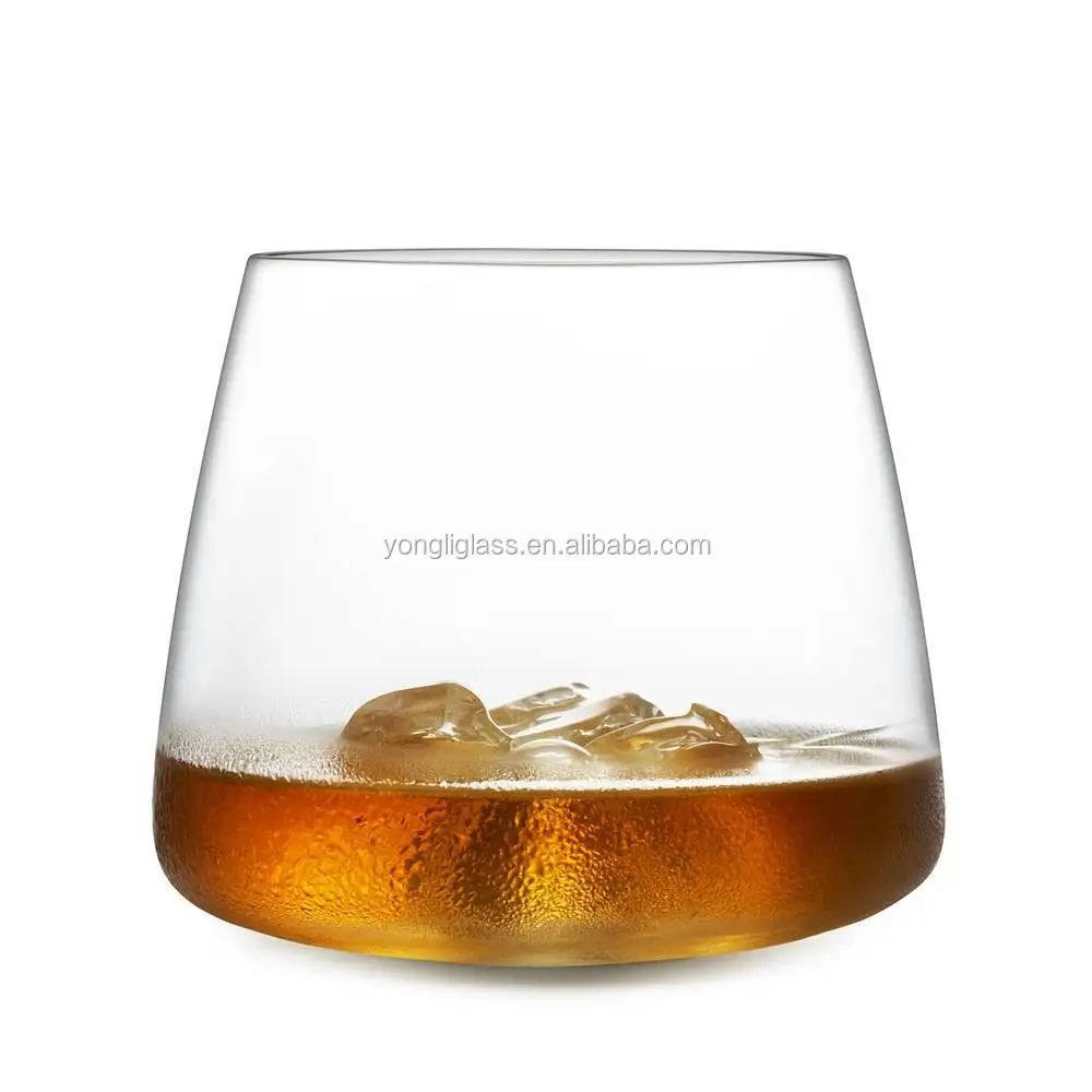 Novelty designed whisky glass ,hand blown whisky glasses