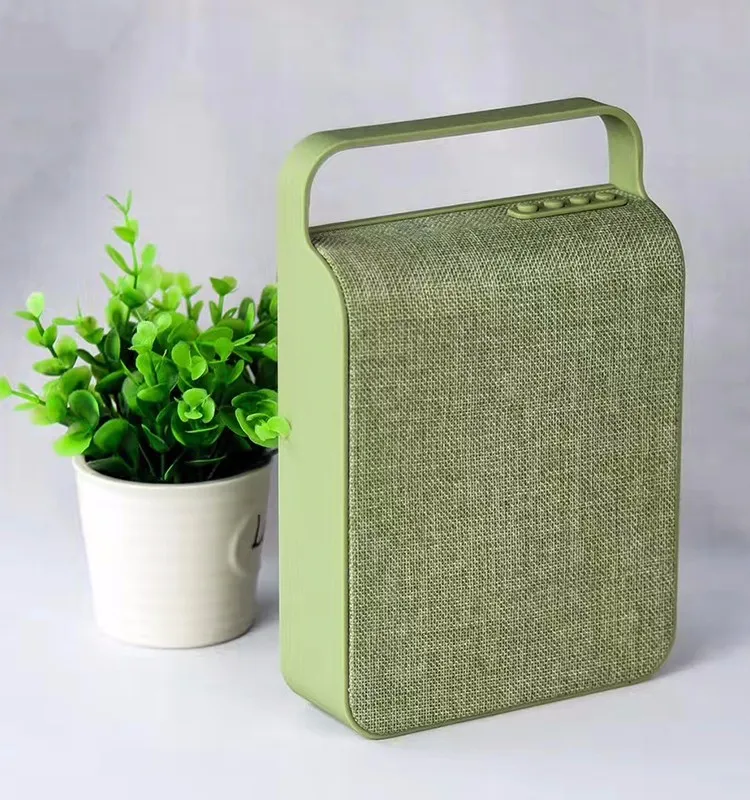 5w Portable Wireless Speaker With Fabric Cover 8 Hours Playing Time