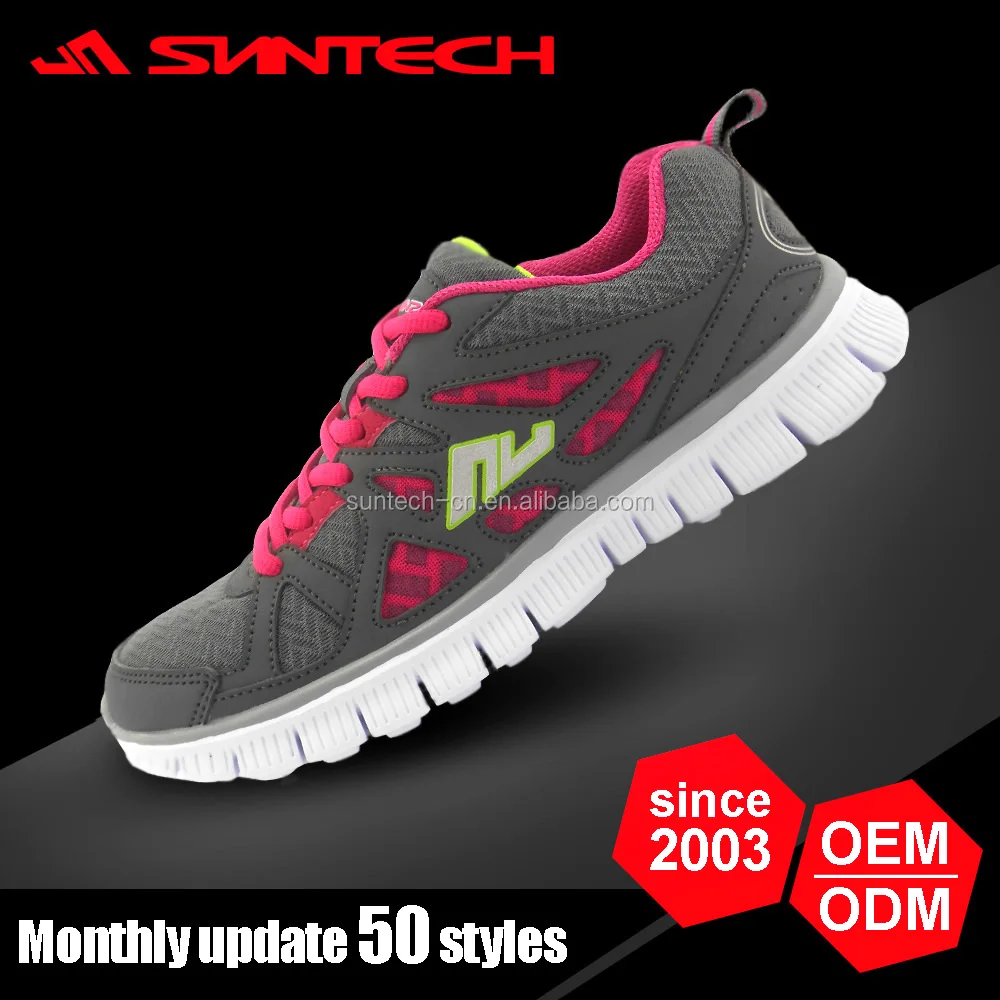 2016 light weight women sport running shoes