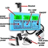 Hot selling ec tds ph temp cf orp multi functional online water testing meter