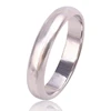 13725 Xuping simple white gold ring without diamond, o latest silver color ring design, alloy jewelry