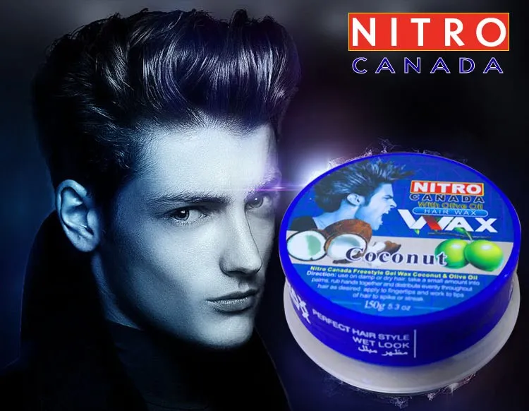 Oem Odm Hot Selling Strong Hold Nitro Canada Hair Wax Olive Oil