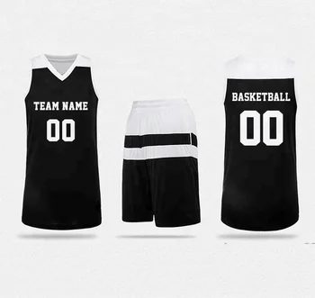 black jersey design basketball