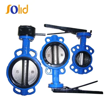 Double Flanged Wafer And Lug Type Butterfly Valve - Buy Double Flanged