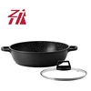 Factory provide directly excellent material shallow casserole cookware aluminium