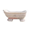 Cnbdglory Bathroom Products Natural Oval Solid Marble Freestanding Bathtub