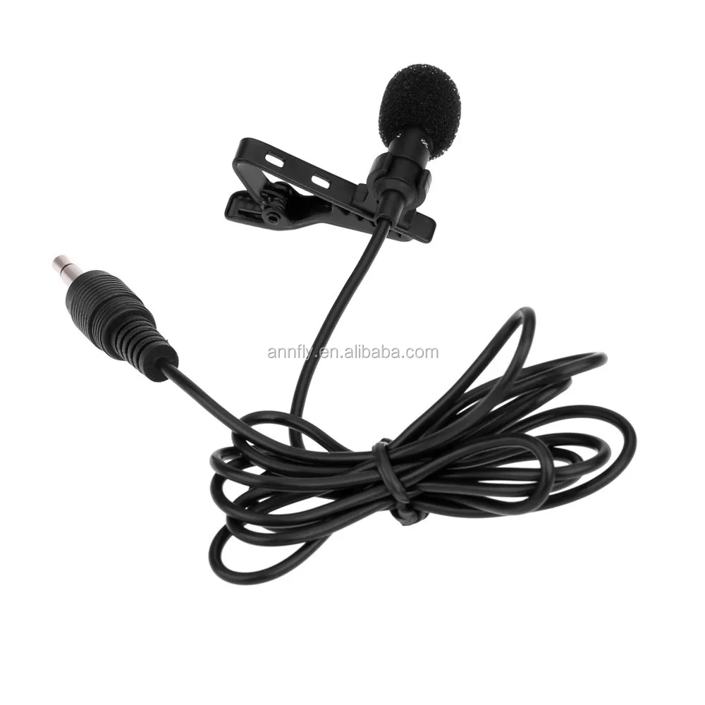 Mini 3.5mm Multimedia Tie Clip Microphone With Collar Clip For Lound Speaker Buy 3.5mm