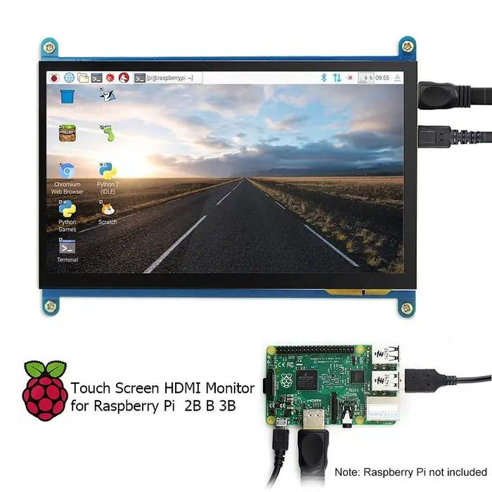 fritzing touch screen raspberry pi