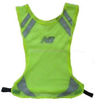 Yellow Mesh Hi Vis Running Vest