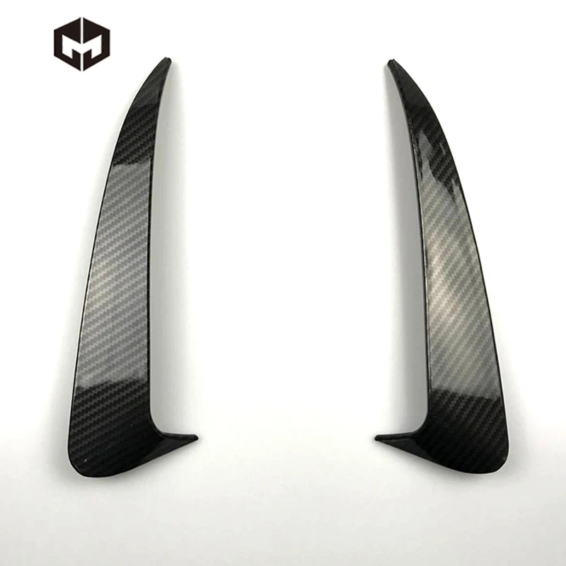 Carbon Fiber Rear Bumper Trimming Canards Splitters for Mercedes Ben z C Class W205 C63 AMG Coupe Sedan