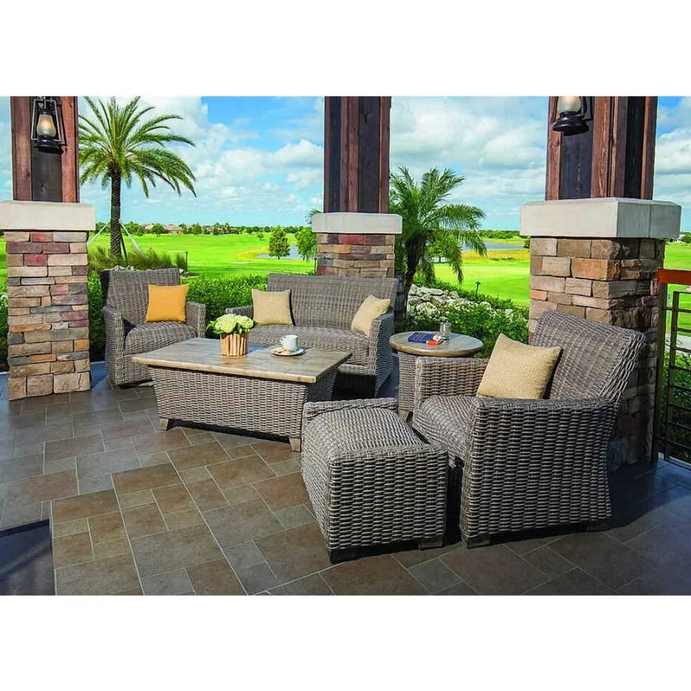 High Quality Luxury Big Lots Aluminum Modern Rattan Furniture Outdoor