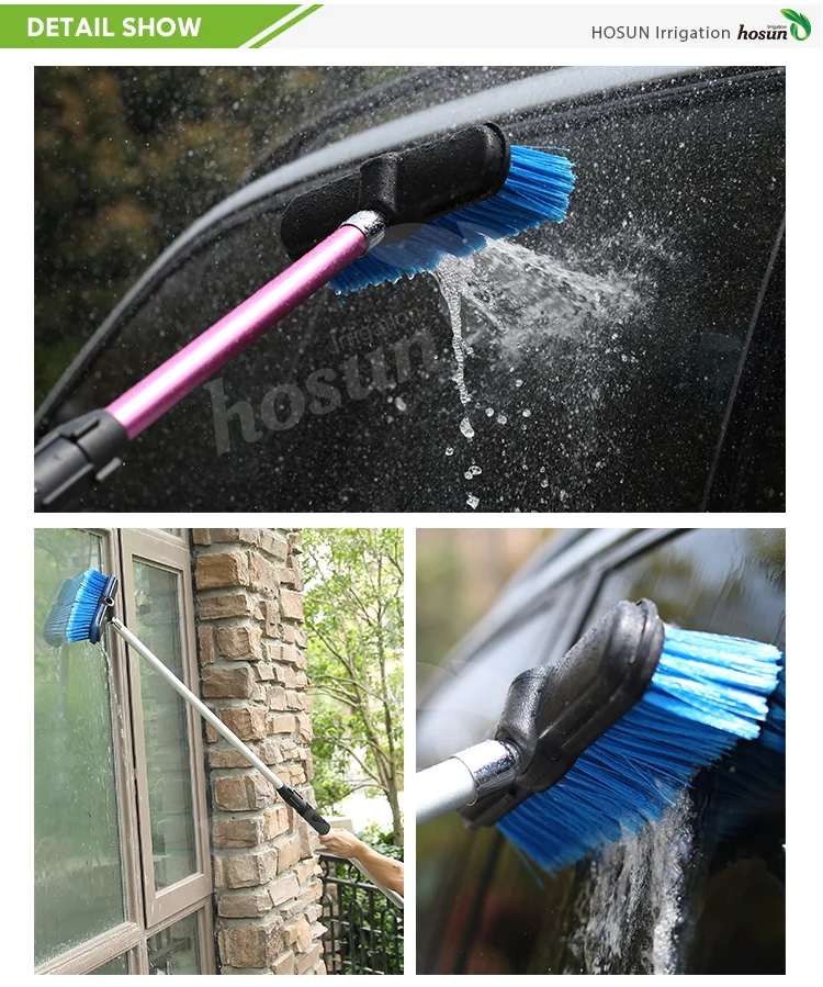 Home Windscreen Car Windshield Washer Nozzle Spray Gun Water Fed Poles