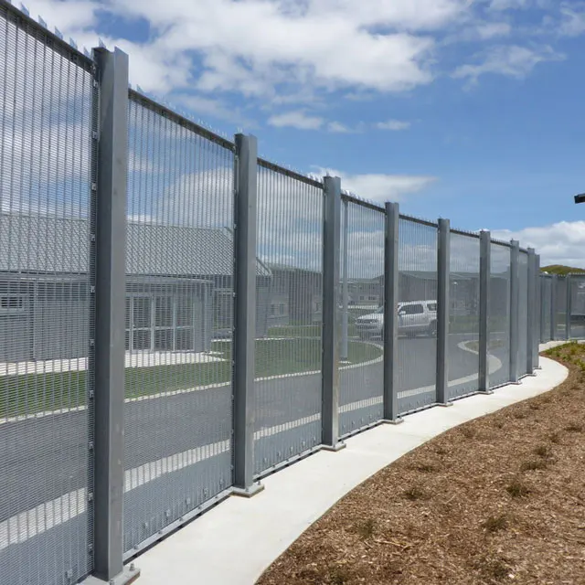 Low Carbon Steel  Welded Wire Mesh 3 Wave folds 358 / 3510 Security mesh fence.jpg