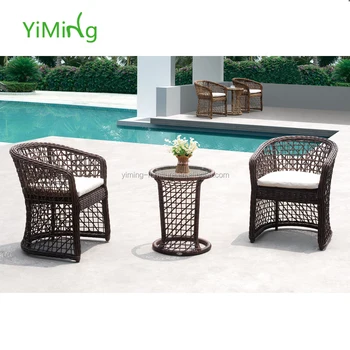 Eartha Leisure Hotel Pe Rattan Bistro Coffee Table Set - Buy Pe Rattan Bistro Table Sets,Hotel ...