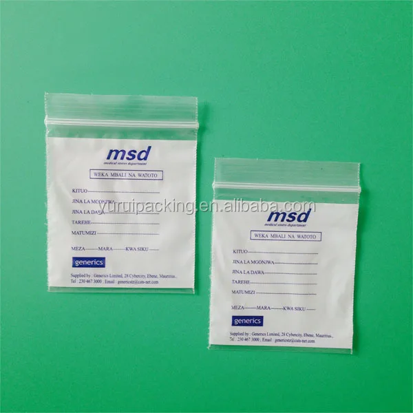 Pe Clinic Use Medicine Sachet Buy Medicine Sachet,Medical Bag