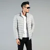 Hot Sell Ultra Light Duck Shiny Down Packable Outdoor 90% Down 10% Feather Lightweight Jacket for Winters Men