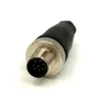 straight 1/2" male cable connector,Micro change male connector fix thread 1/2",waterproof ip67 male connector