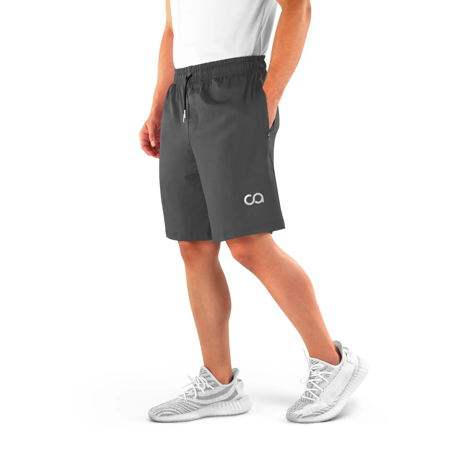 russell athletic shorts with zipper pockets