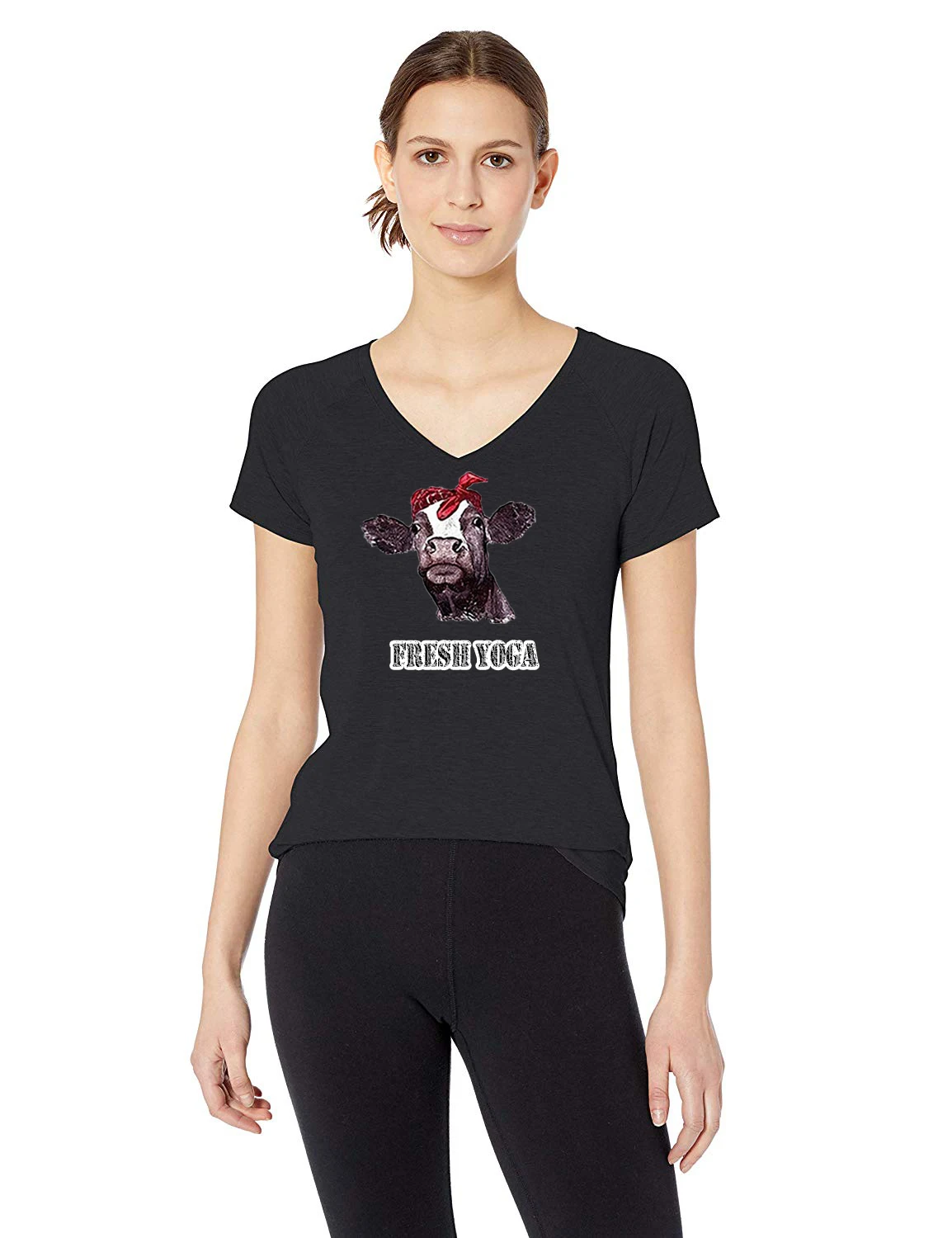 v neck tshirt woman