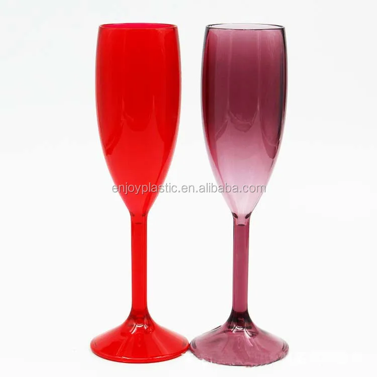 Wholesale Reusable Plastic Goblet/champagne Glass With Sequins. Buy