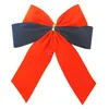 With 2 Wings Green Christmas Velvet Butterfly Ribbon and Tie Bow