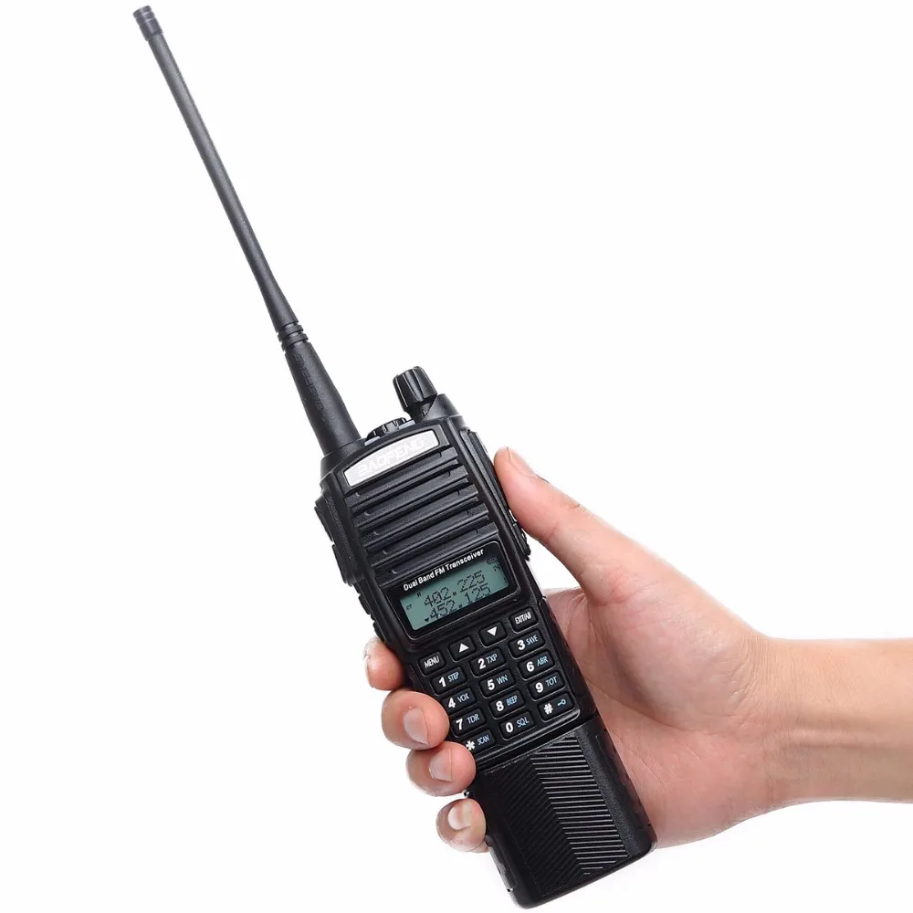 BaoFeng UV-82 High Power Dual Band (VHF/UHF) Analog Portable 8 Watt Two-Way Radio Long Range Walkie Talkie WITH 3800 mah BATTERY