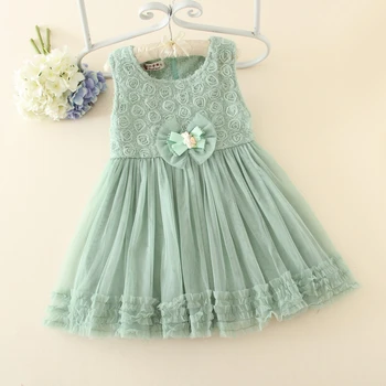 vestidos verde bebe