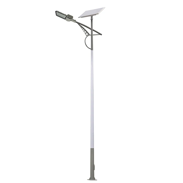 Normal specification lithium ion battery solar led street light 6000 lumen for project