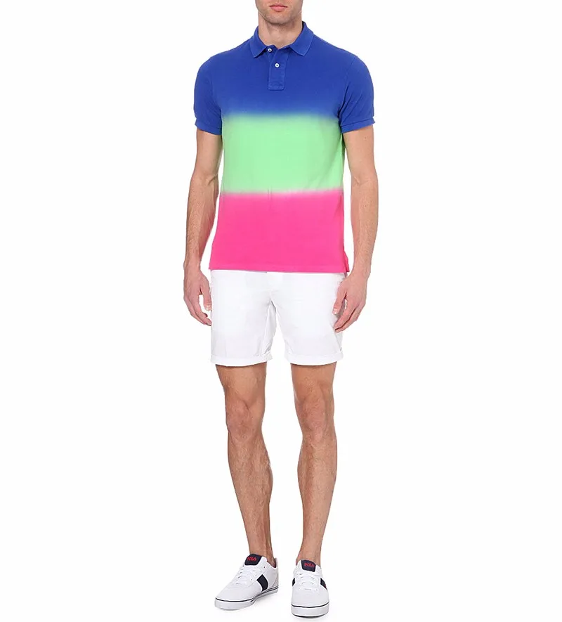 dip dye polo shirt