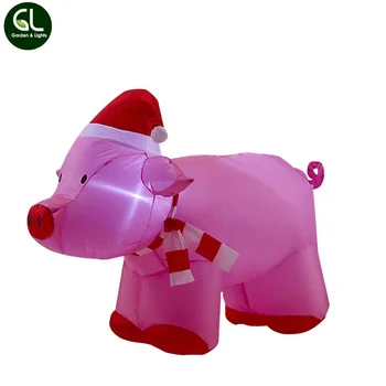 plush hippopotamus christmas